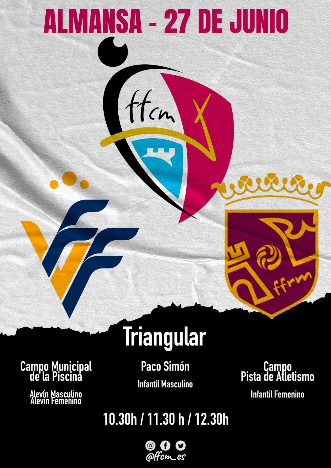 Iluminar alimentar Ir al circuito Federación Fútbol Castilla la Mancha-Triangular con Valencia y Murcia
